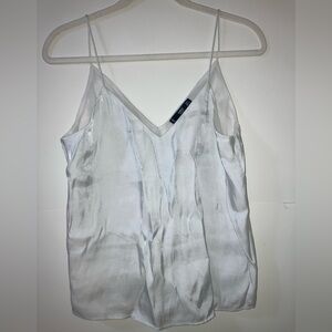 MNG basics White Satin Blouse (USA 4)